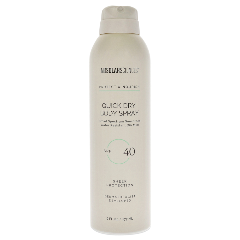 Quick Dry Body Spray SPF 40 by MDSolarSciences for Unisex - 6 oz Sunscreen